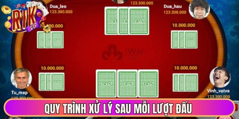 Quy trình xử lý sau mỗi lượt đấu 